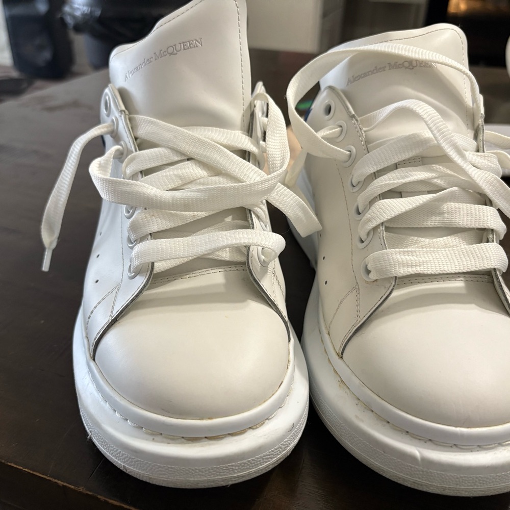 Alexander McQueen Kids White Sneakers